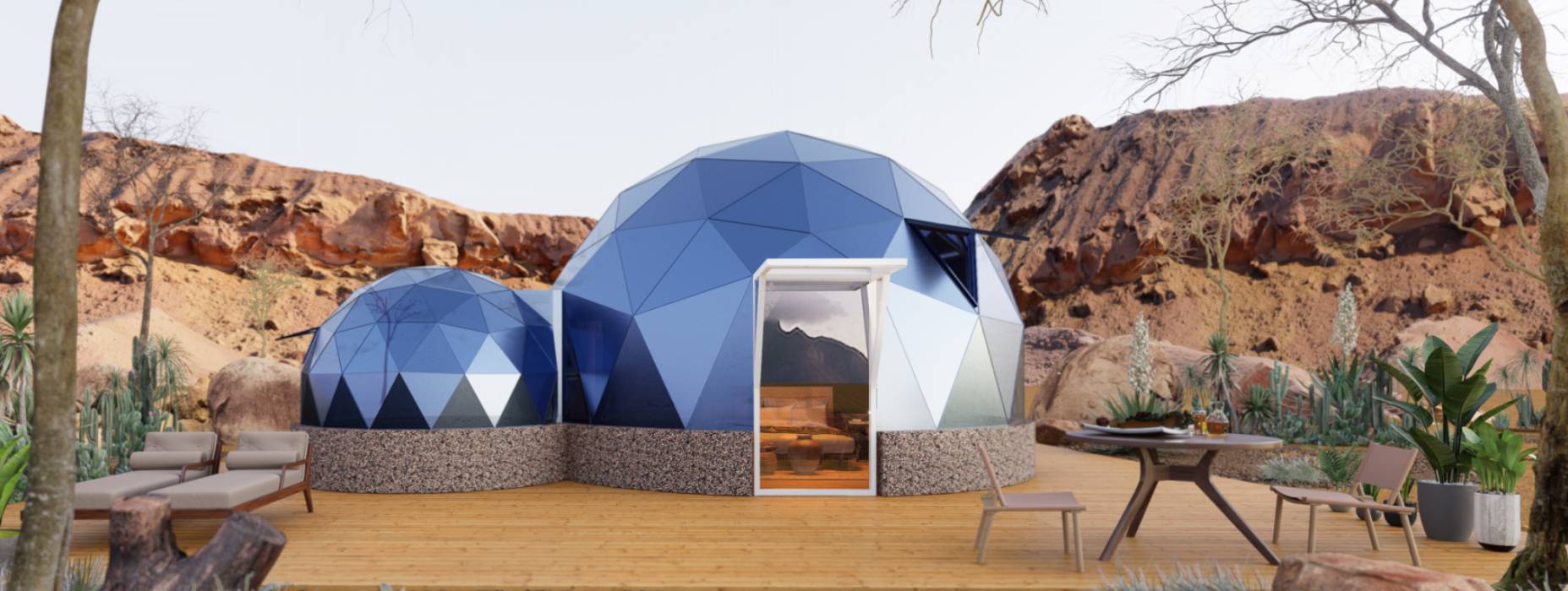 茂南区球形智能光伏玻璃星空房